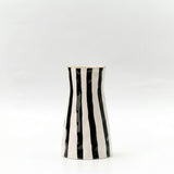 Load image into Gallery viewer, Modern Black &amp; White Striped Ceramic Vase