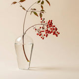Load image into Gallery viewer, Minimalist Clear Glass Vase