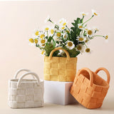 Load image into Gallery viewer, Nordic Woven Ceramic Basket Vase