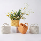 Load image into Gallery viewer, Nordic Woven Ceramic Basket Vase