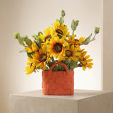 Load image into Gallery viewer, Nordic Woven Ceramic Basket Vase